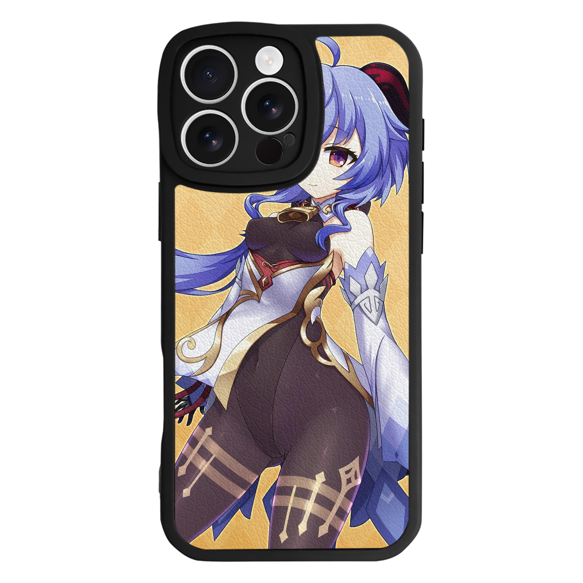 げんし神 genshin 【iPhone 16シリーズ対応】シリコンスマホケース（レザー調） 材質：シリコン